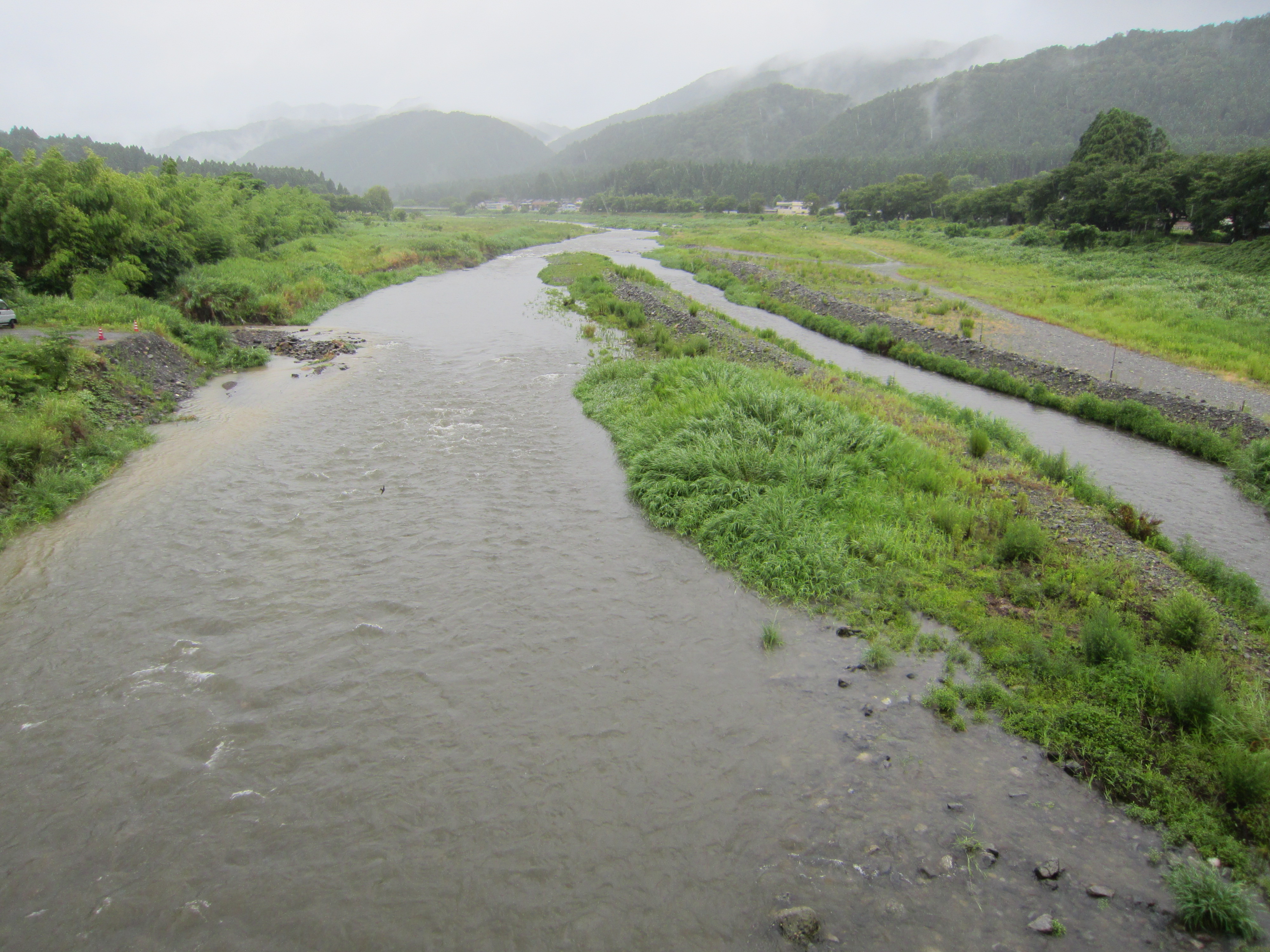 ７月１7日(木)　１５時３０分の河川状況