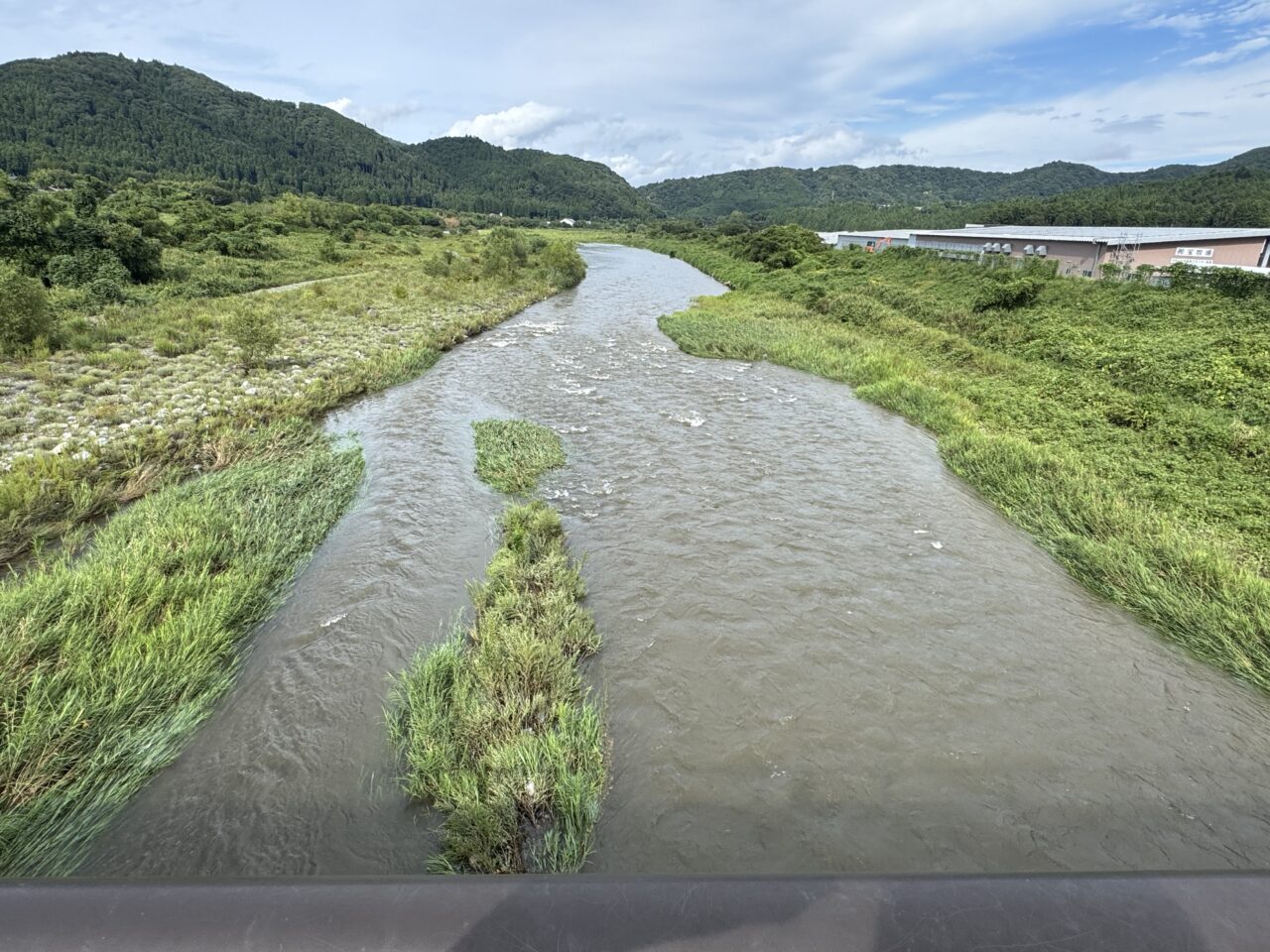 ８月２８日(金)15時30分の河川状況